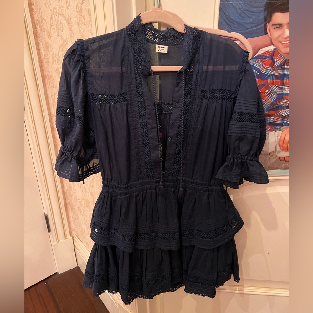 SUNDAY BEST - from Aritzia - SUMMER DRESS BLUE